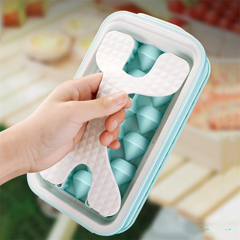 2in1 Portable Silicone Ice Ball Mold Ice Maker Water Bottle Ice Cube Mould Bottle Creative Ice Ball Diamond Curling Summer Kitchen Gadgets.