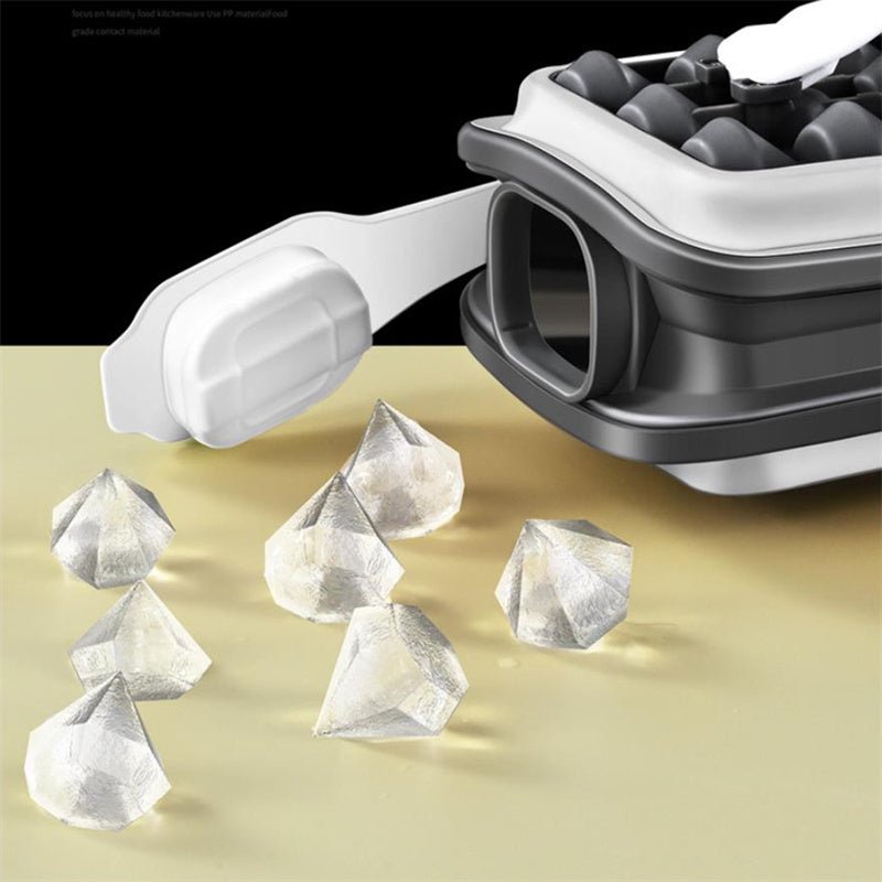 2in1 Portable Silicone Ice Ball Mold Ice Maker Water Bottle Ice Cube Mould Bottle Creative Ice Ball Diamond Curling Summer Kitchen Gadgets.