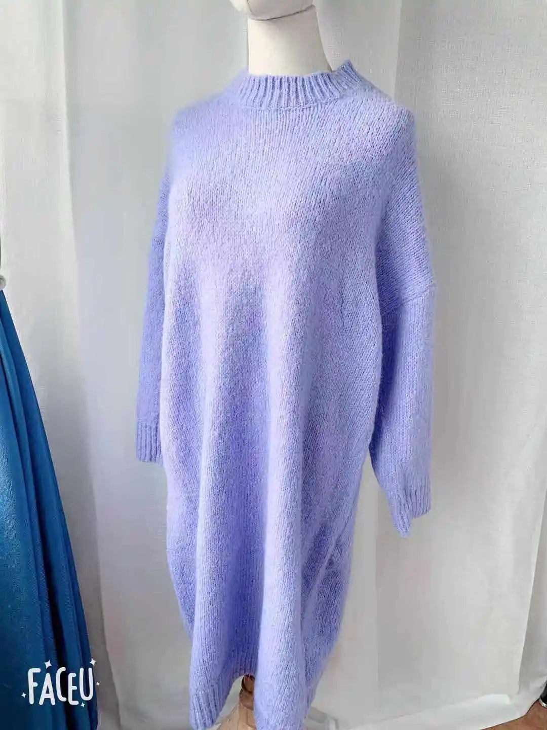 Robe Pull Longue Femme – Tricot Épais Vintage Oversize Chaud pour Automne & Hiver | F-laglam