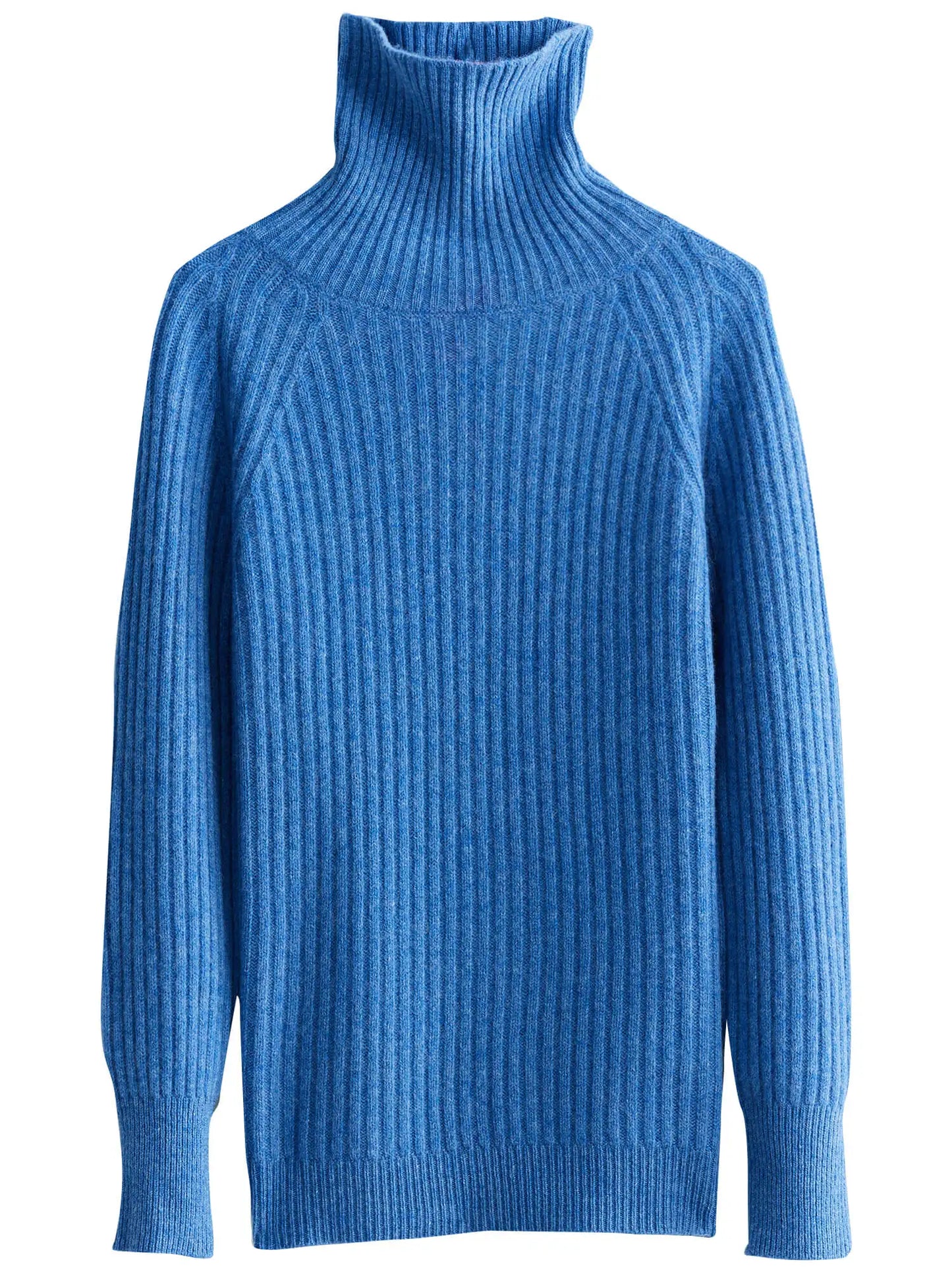 Pull Femme en Laine Mérinos 100 % – Col Roulé Tricoté Cachemire Automne Hiver