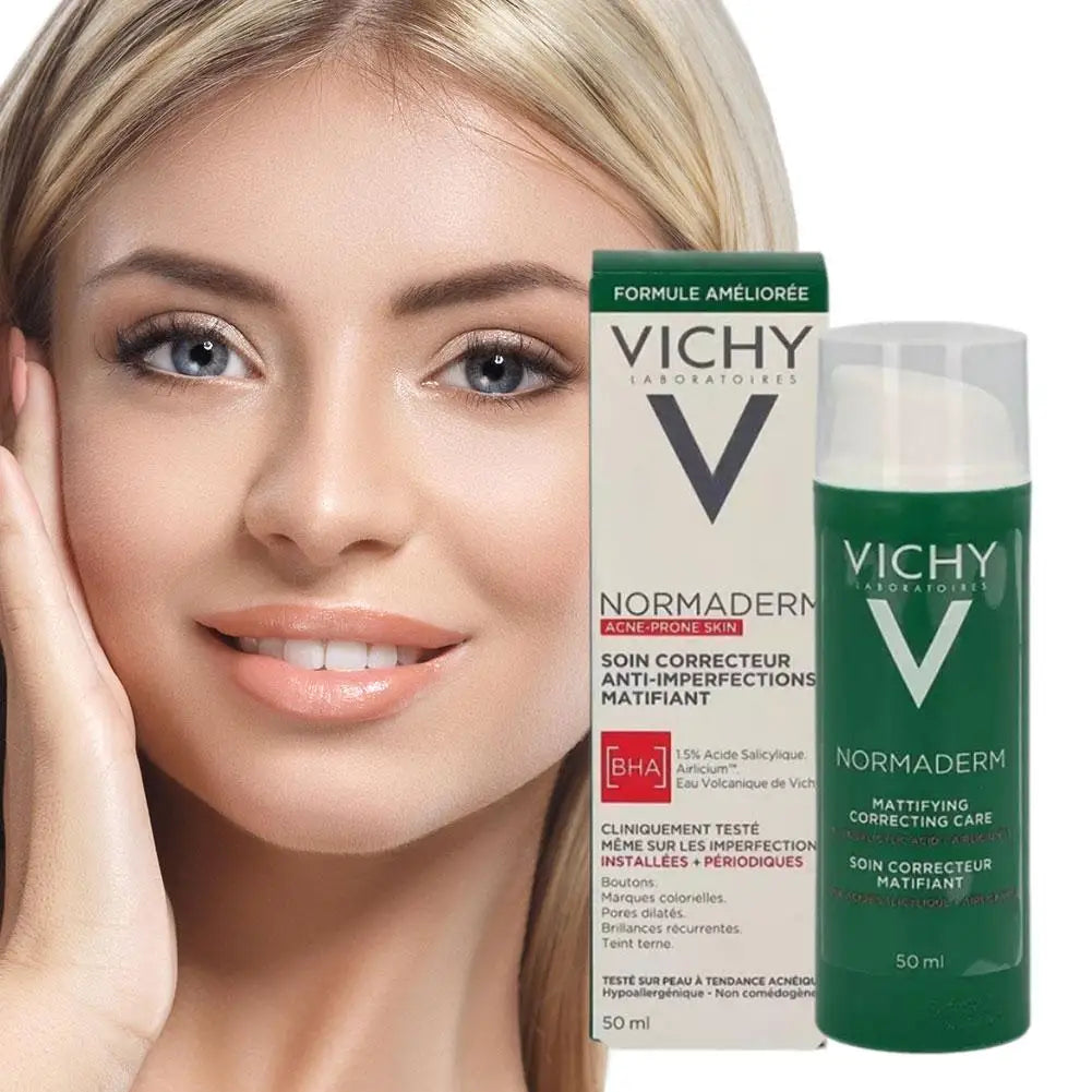 Vichy – Sérum Rajeunissant 16% Vitamine C + Acide Hyaluronique, Crème Réparatrice à l’Acide Salicylique, Hydratation et Réparation de la Barrière Cutanée