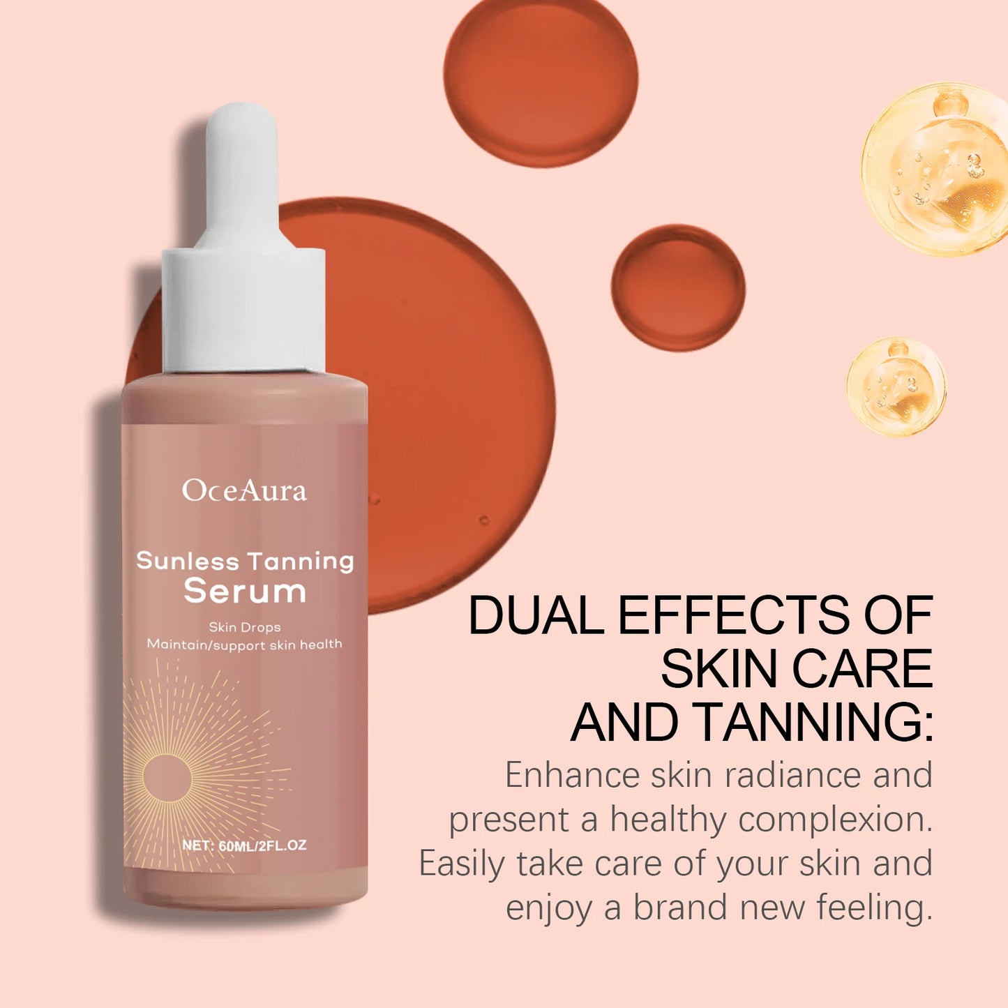 Sérum autobronzant naturel – éclat doré visage et corps sans soleil