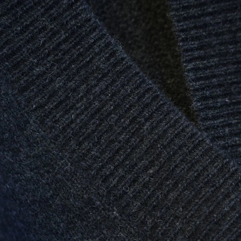 Gilet Pull Femme Sans Manches – Tricot Col V Uni Décontracté Automne Hiver.
