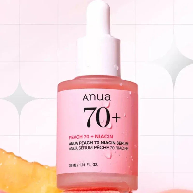 Anua Peach – Essence Réparatrice & Hydratante à la Niacinamide, Éclat Doux – 30ml