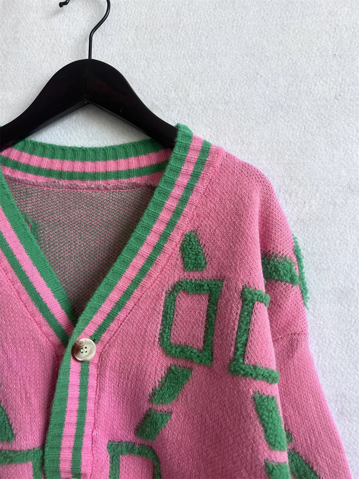 Pull Femme Sweet Heart – Tricot Vintage Loose à Col Rond, Manches Longues
