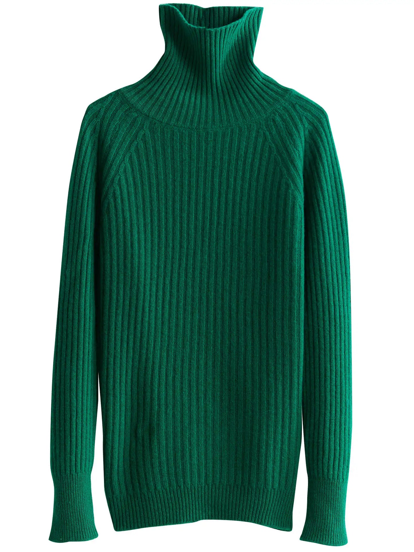 Pull Femme en Laine Mérinos 100 % – Col Roulé Tricoté Cachemire Automne Hiver