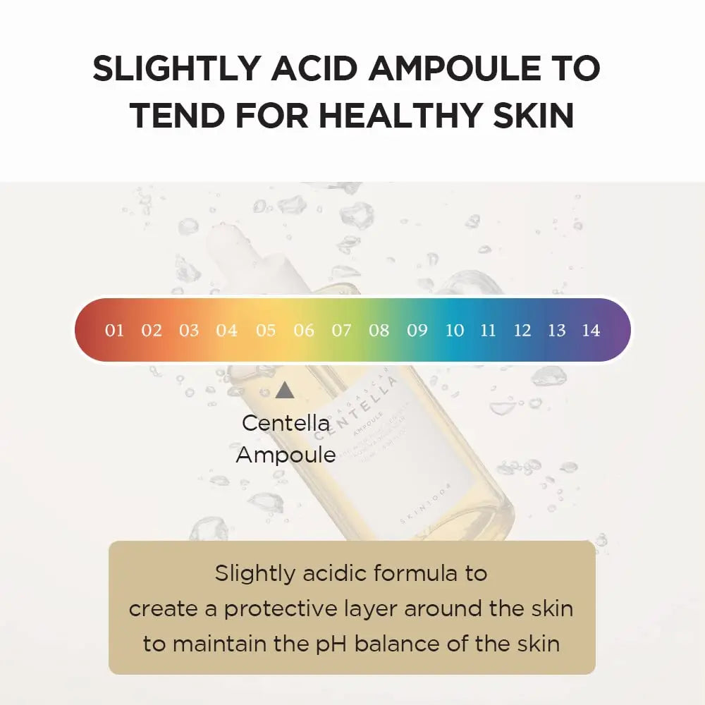 SKIN1004 Tonique & Ampoule à la Centella Asiatica de Madagascar – Démaquillant, Hydratant & Nettoyant, Soin Coréen