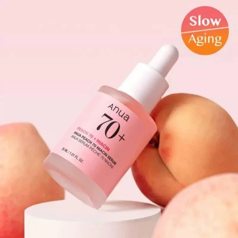Anua Peach – Essence Réparatrice & Hydratante à la Niacinamide, Éclat Doux – 30ml