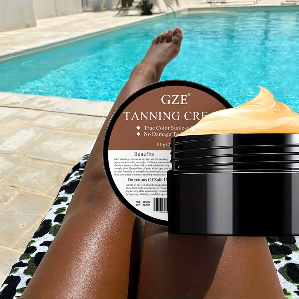 Crème autobronzante GZE été – éclat naturel visage et corps