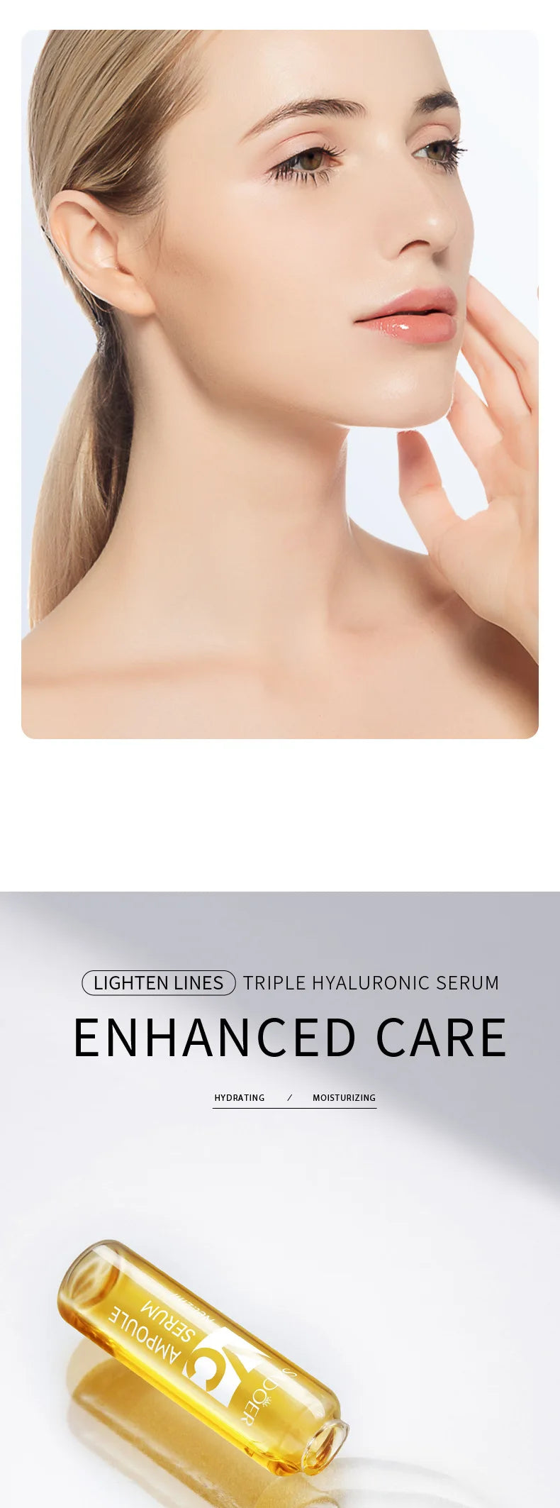 Ampoule Essence | Vitamin C Serum for Face Moisturizing Brightens Skin Repair Smooth Facial Essence Serum Facial Care Skincare