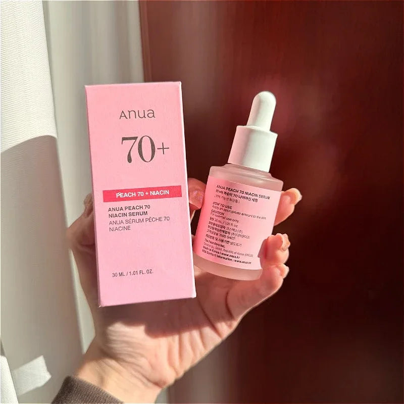 Anua Peach – Essence Réparatrice & Hydratante à la Niacinamide, Éclat Doux – 30ml