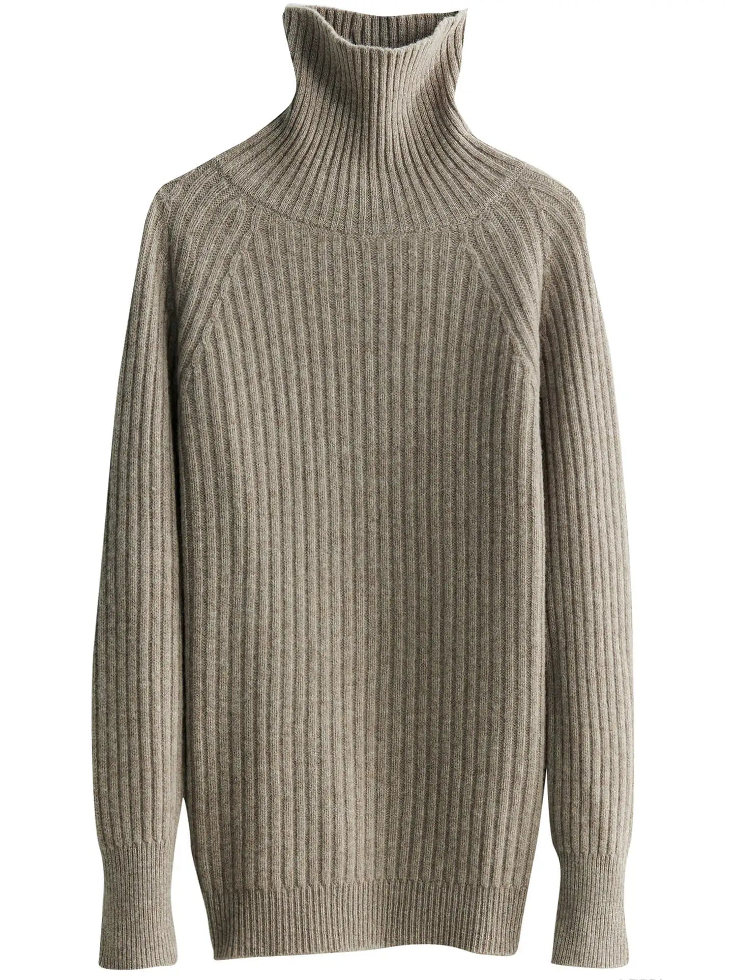 Pull Femme en Laine Mérinos 100 % – Col Roulé Tricoté Cachemire Automne Hiver