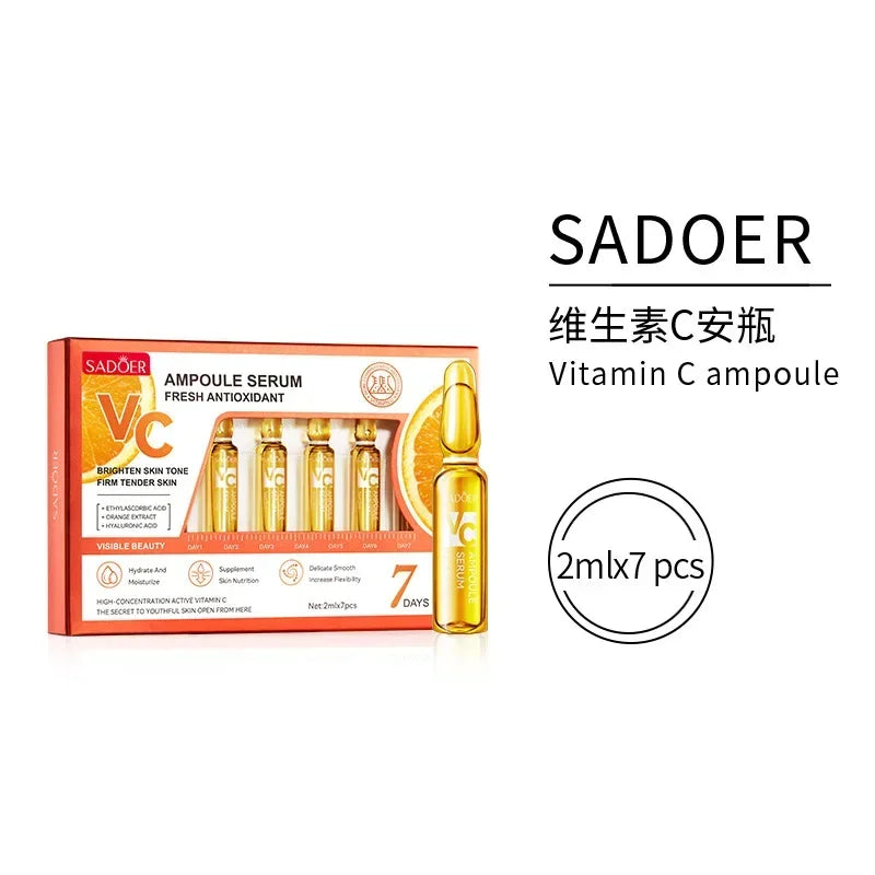 Ampoule Essence | Vitamin C Serum for Face Moisturizing Brightens Skin Repair Smooth Facial Essence Serum Facial Care Skincare