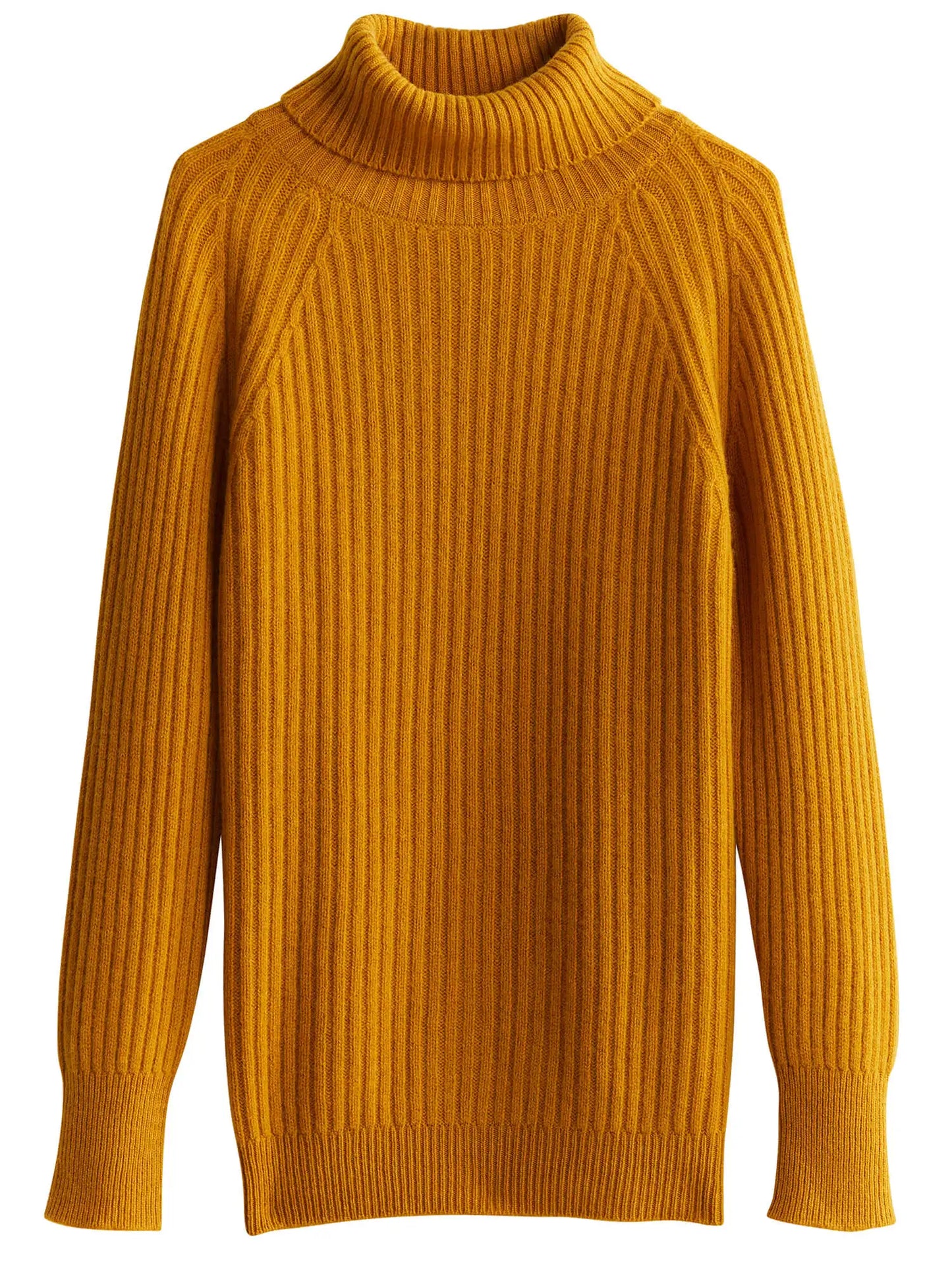 Pull Femme en Laine Mérinos 100 % – Col Roulé Tricoté Cachemire Automne Hiver