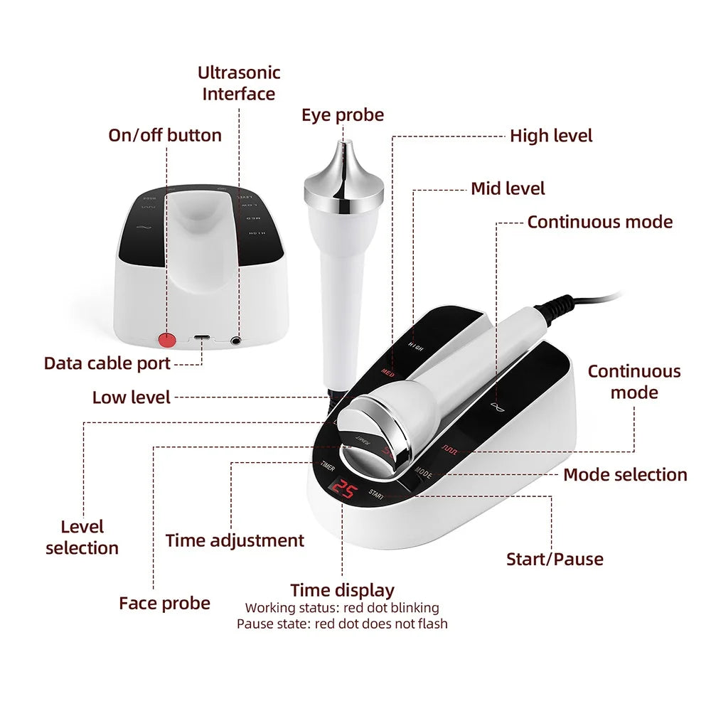 Appareil vapeur visage Ozone – hydratation et nettoyage profond peau