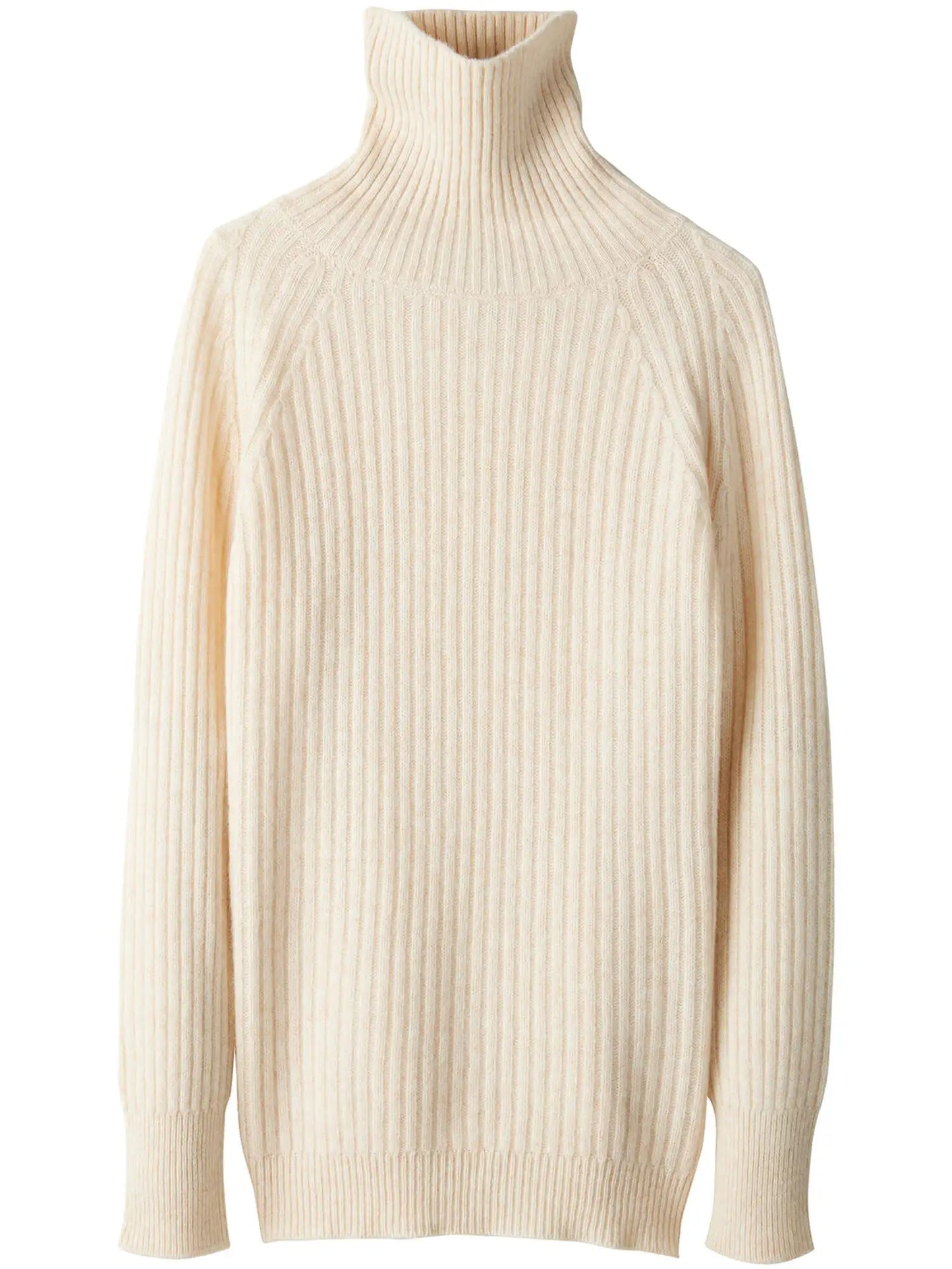 Pull Femme en Laine Mérinos 100 % – Col Roulé Tricoté Cachemire Automne Hiver.