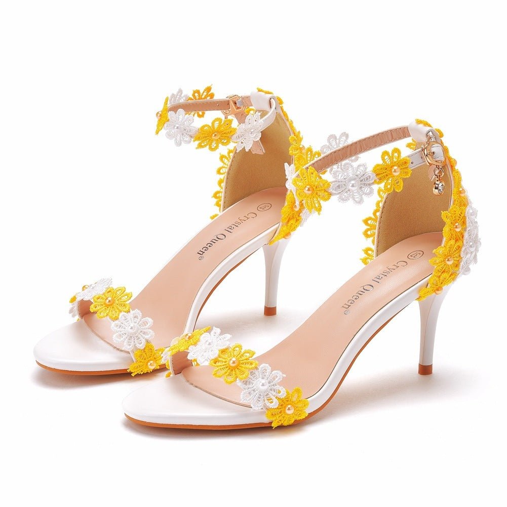 Beaded Large And Small Size Summer Sandals.