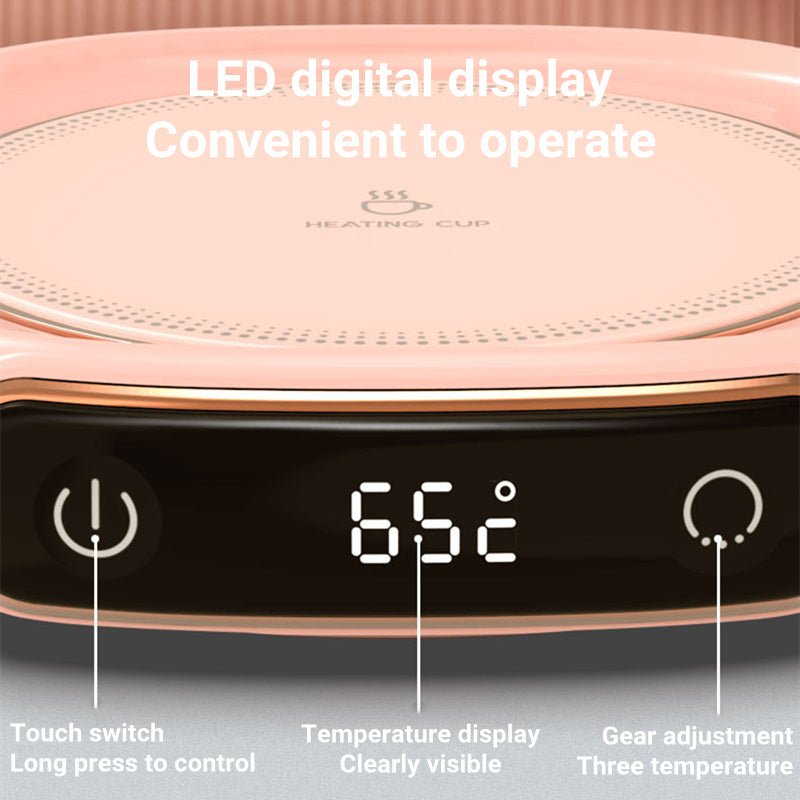 Coffee Mug Warmer Warm Coaster Smart Heating Cup Thermal Insulation Constant Temperature Coaster Heating Pad Desktop.