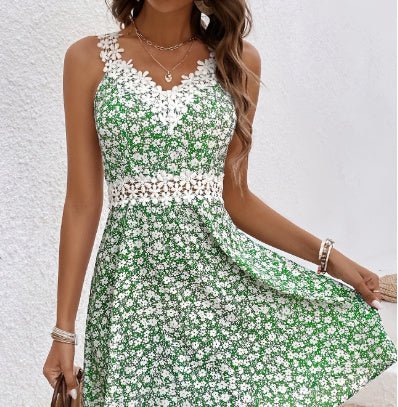 European And American Women's Clothing Lace Dress.