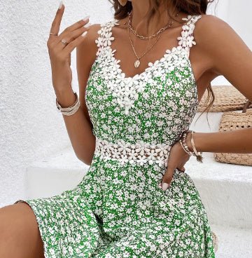 European And American Women's Clothing Lace Dress.