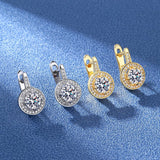 Fashion Design European And American Zircon Earrings For Women.