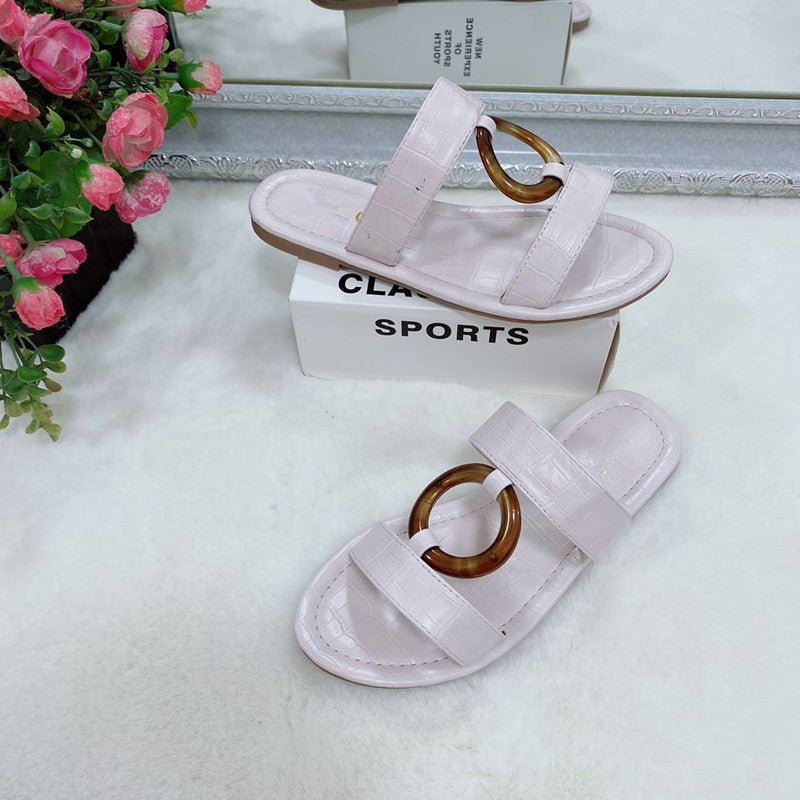 Fashion Ring Sexy Casual Slippers.