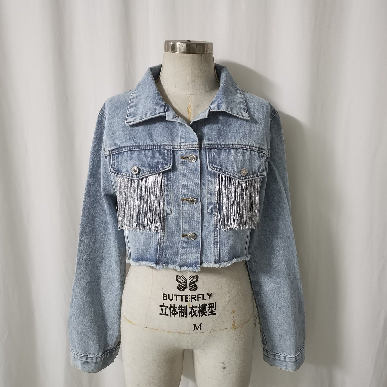 Fashion Tassel Stitching Do The Old Cowboy Jacket For Women.