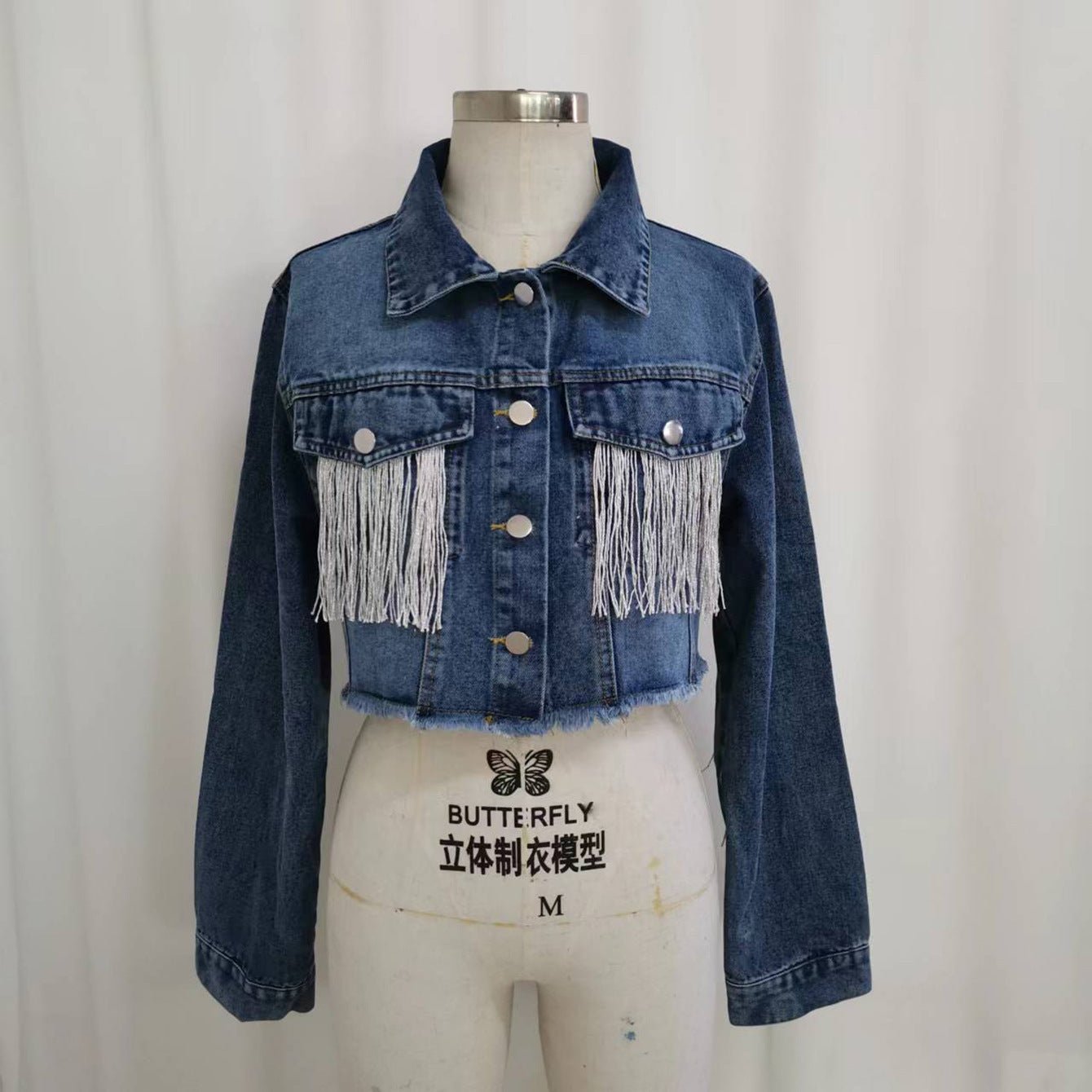 Fashion Tassel Stitching Do The Old Cowboy Jacket For Women.