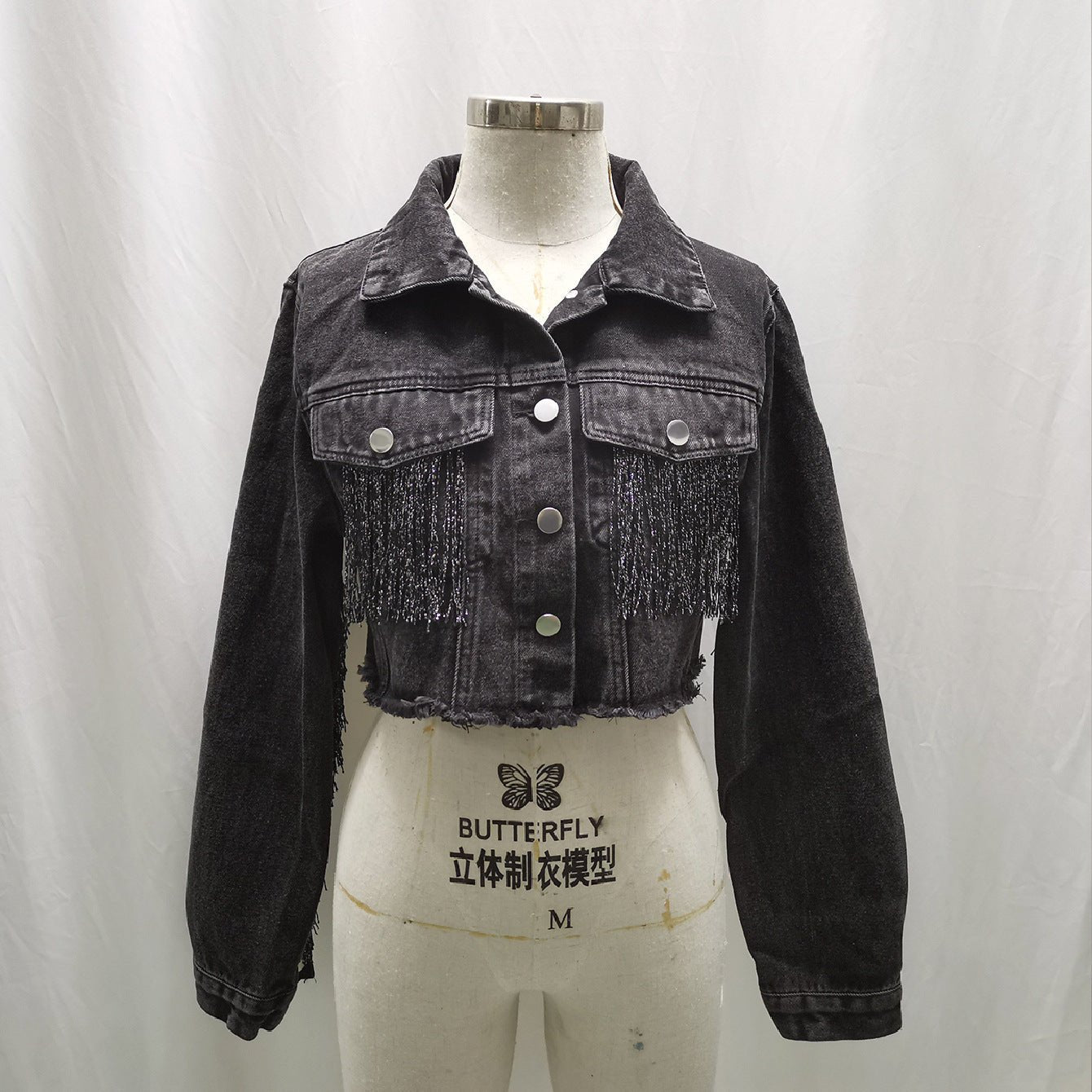 Fashion Tassel Stitching Do The Old Cowboy Jacket For Women.