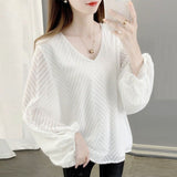 High-end Chiffon Top Fairy Slimming Belly-covering.