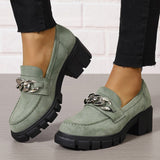 Plus Size Chain Women's Fashion Shoes.