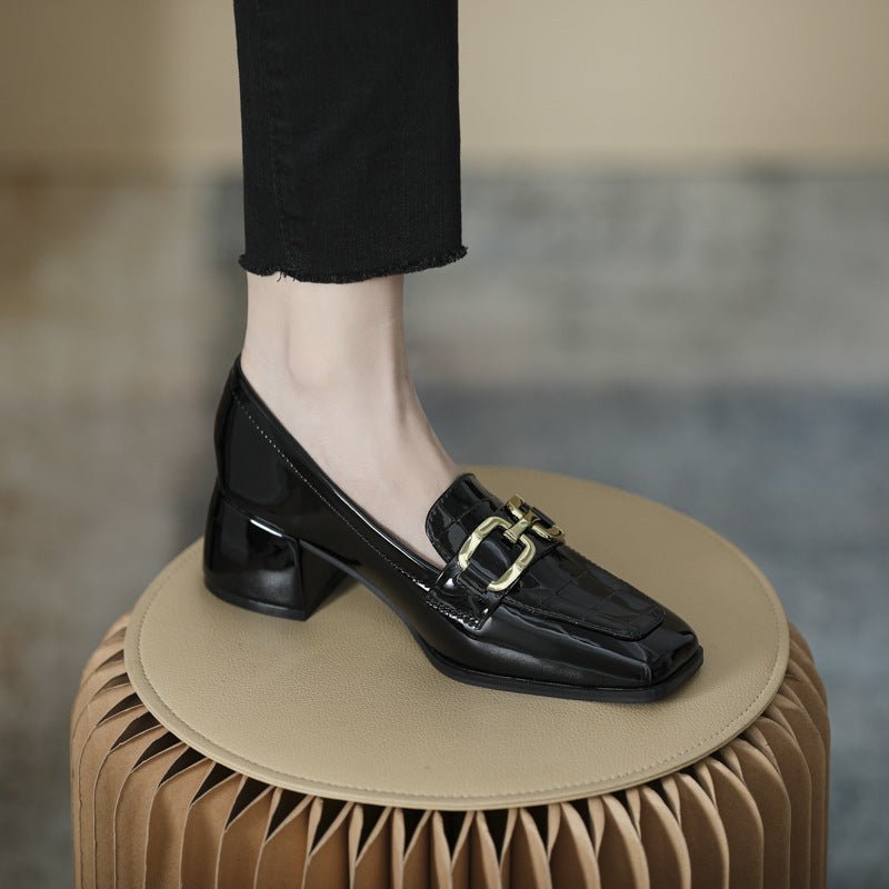 Plus Size Loafers British Leather Shoes.