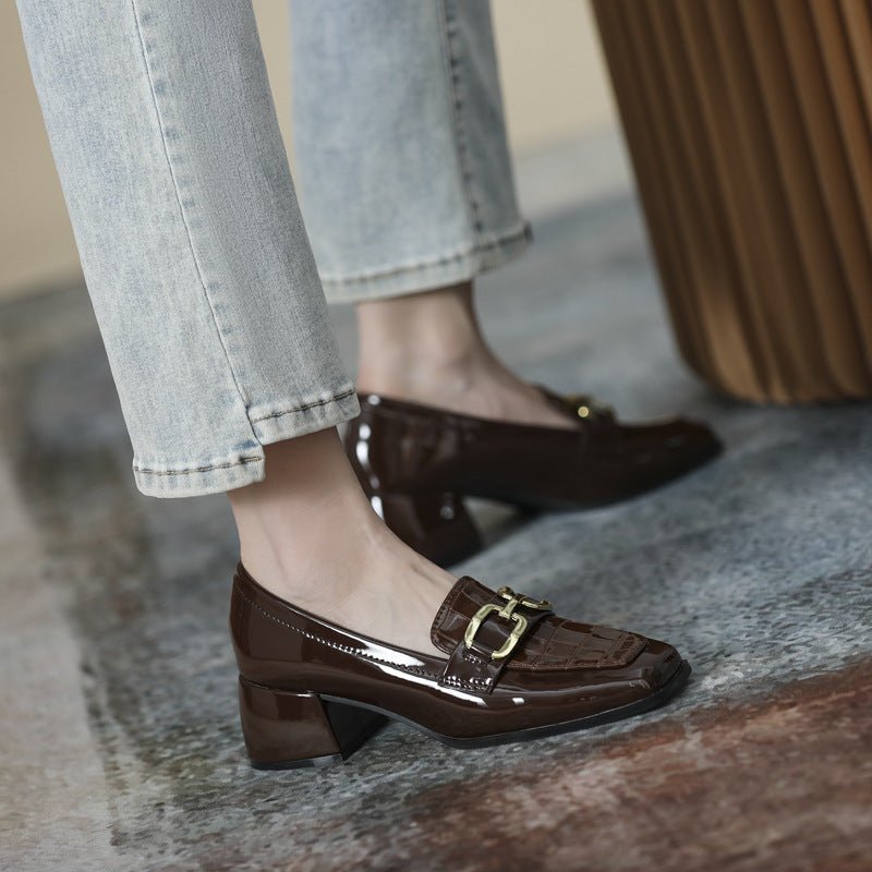 Plus Size Loafers British Leather Shoes.