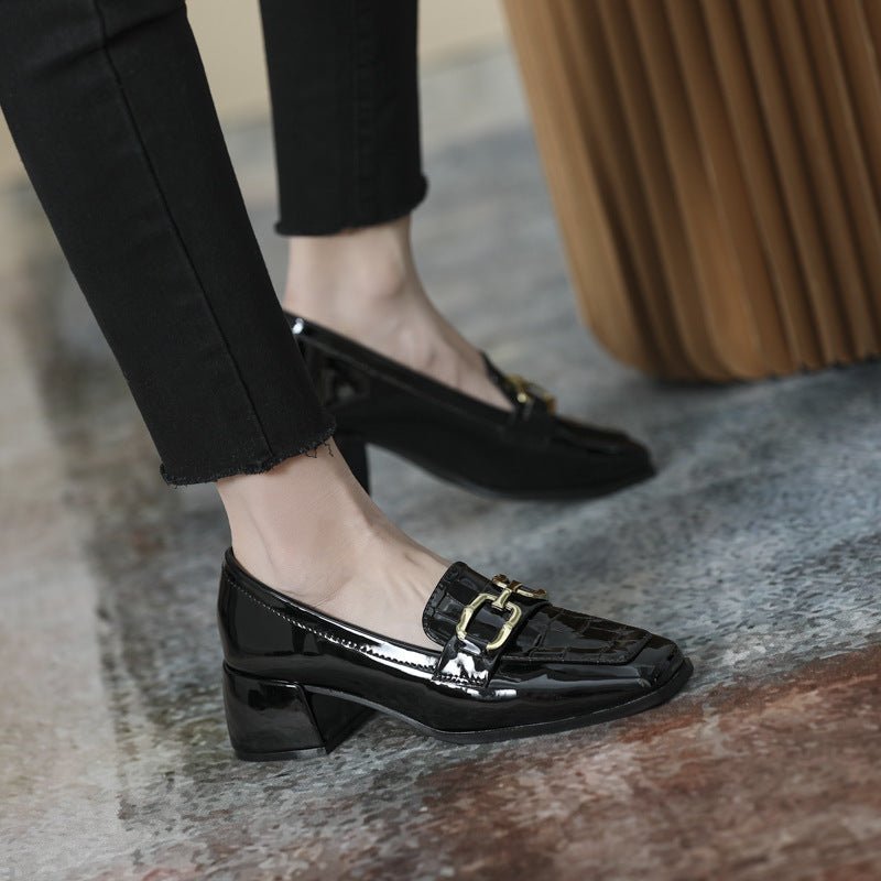 Plus Size Loafers British Leather Shoes.