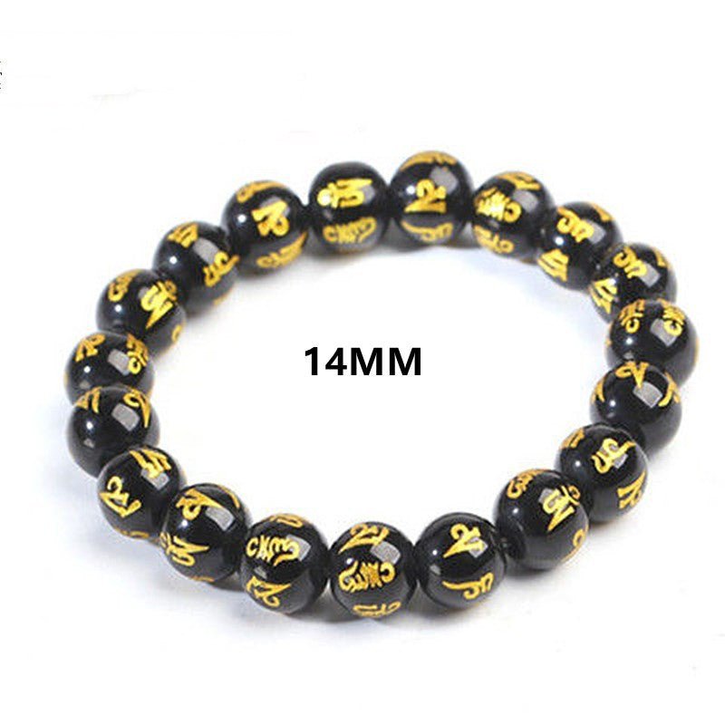 Six-Character Mantra Bracelet Tourist Area Gifts Unisex Glass.