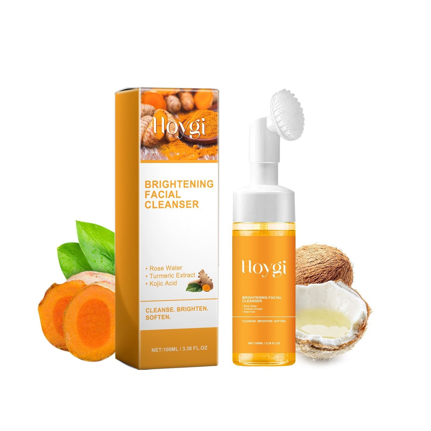 Turmeric Facial Cleanser Deep Cleansing Fade Acne Marks.