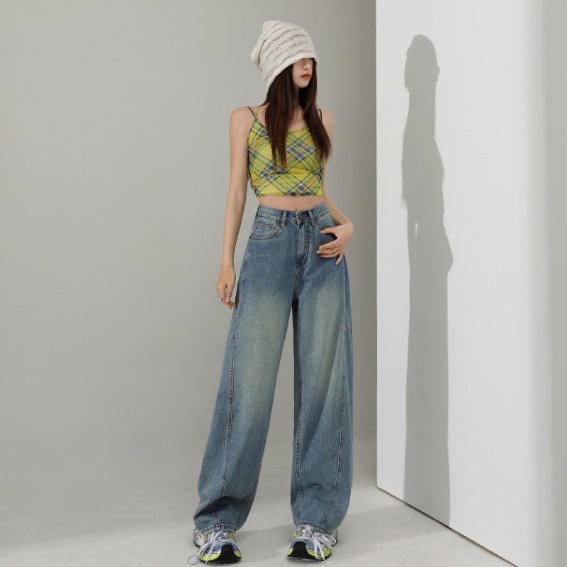 Wide Leg Jeans Loose Fashion Women.