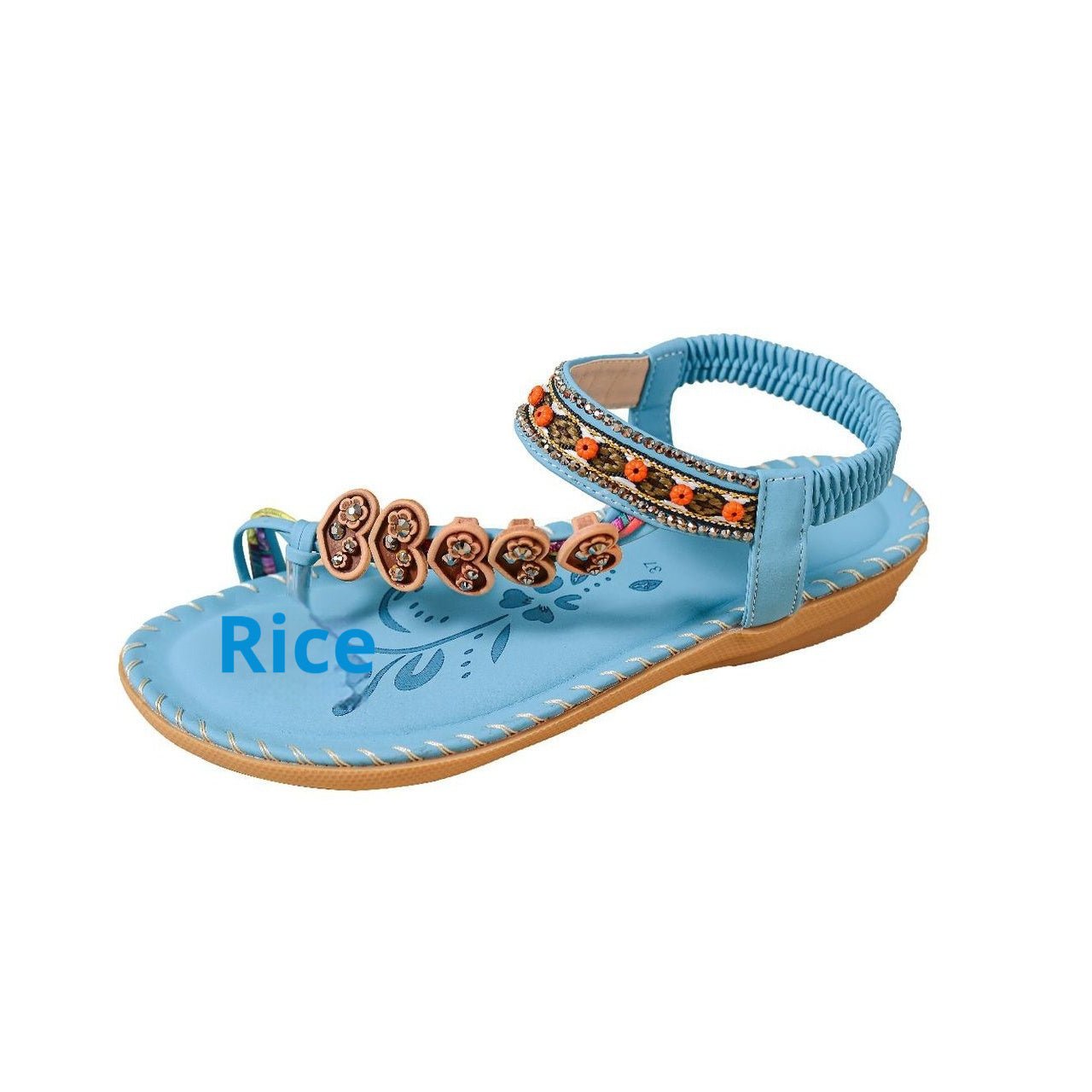 Women's Bohemian Stylish Beach Flat Sandals.
