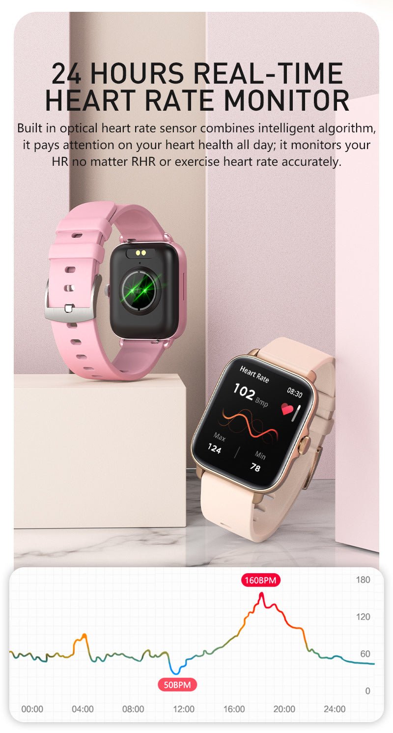 Y22 Heart Rate Sleep Monitoring Multiple Sports Mode Health Watch.