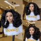 Perruque lace front 13x4 ondulée bouclée – cheveux humains 250% densité sans colle