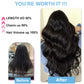 Extensions cheveux naturels brésiliens lisses – clips 100% Remy Human Hair