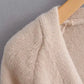 Cardigan Femme Épais à Poches – Tricot Loose Col V Décontracté Printemps Automne.