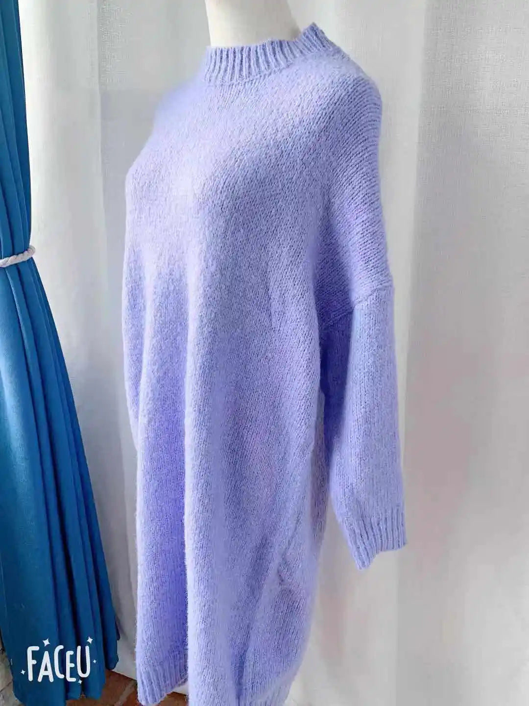Robe Pull Longue Femme – Tricot Épais Vintage Oversize Chaud pour Automne & Hiver | F-laglam