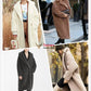 Manteau Teddy Bear Femme – Laine d’Alpaga Oversize, Chaud & Doux, Style Classique Décontracté Hiver