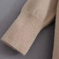 Cardigan Femme Épais à Poches – Tricot Loose Col V Décontracté Printemps Automne.