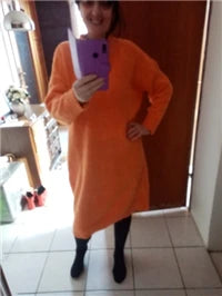 Robe Pull Longue Femme – Tricot Épais Vintage Oversize Chaud pour Automne & Hiver | F-laglam