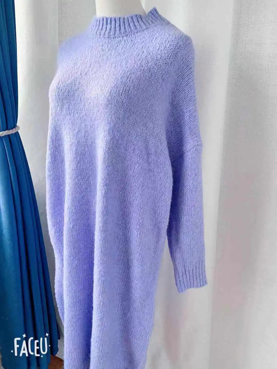 Robe Pull Longue Femme – Tricot Épais Vintage Oversize Chaud pour Automne & Hiver | F-laglam