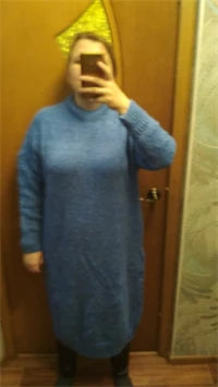 Robe Pull Longue Femme – Tricot Épais Vintage Oversize Chaud pour Automne & Hiver | F-laglam
