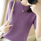 Pull Femme Slim à Manches Courtes – Tricot Col Rond Léger Printemps Été 2025 |