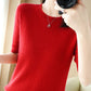 Pull Femme Slim à Manches Courtes – Tricot Col Rond Léger Printemps Été 2025 |